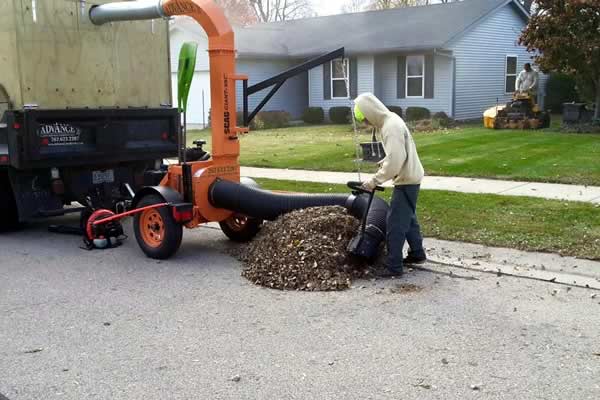 Fall Clean Up - Leaf Hauling by Advance Lawn Services in Hartford WI