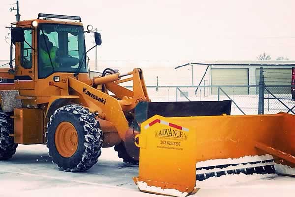 Snow Plowing Services by Advance Lawn Service Company, Hartford WI