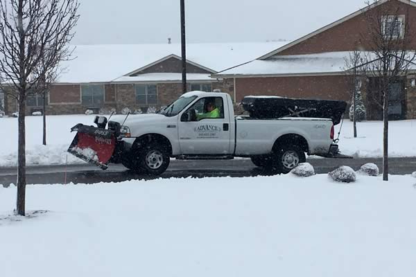 Salt and Ice Service by Advance Lawn Service Company, Hartford WI