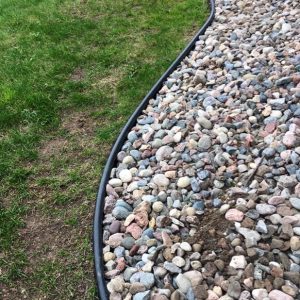 Black Tube Garden Edging