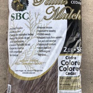 Bag of Brown Cedar Mulch
