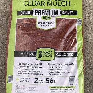 Bag of Red Cedar Mulch