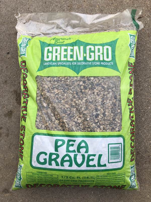 pea shingle bags