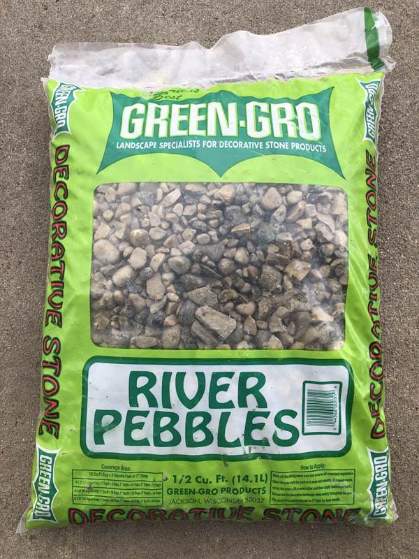 Bag of River Pebbles