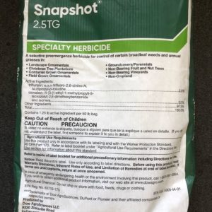 Snapshot Herbicide bag