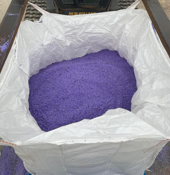 Super Sack Purple Treated Rock Salt